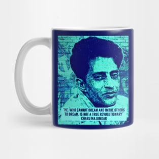 Charu Majumdar Naxalite Revolutionary Quote Blue Mug